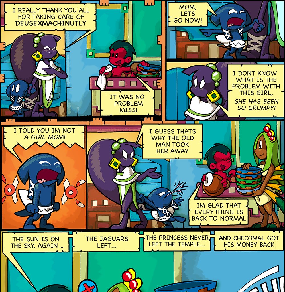 Macoatl - Episode 93, Page 1: The sun and the jaguars 73